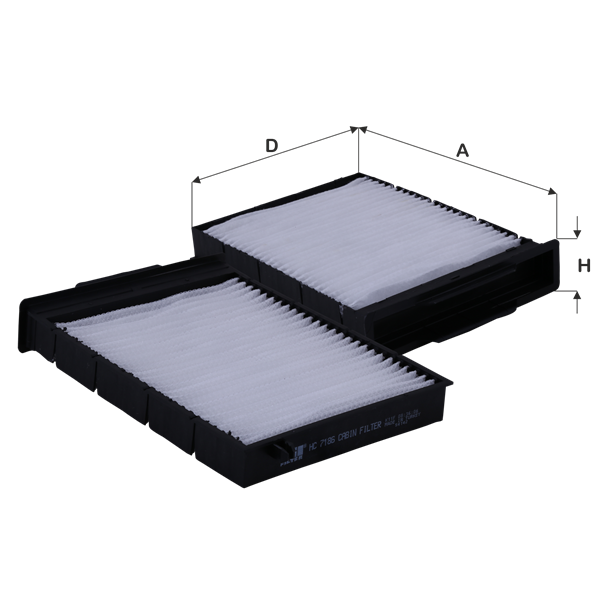Fil Filtre HC 7186 HC 7186