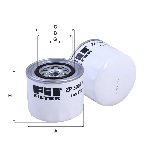 Fil Filtre ZP 3001 AF ZP 3001 AF