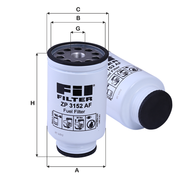 Fil Filtre ZP 3152 AFMB ZP 3152 AFMB